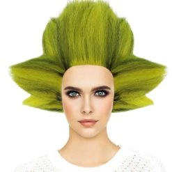 HPO Womens Musical Wigs | Pink & Black Animal Wigs | Premium Breathable Capless Cap Women's