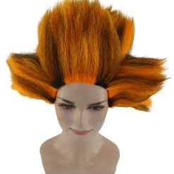 HPO Womens Musical Wigs | Pink & Black Animal Wigs | Premium Breathable Capless Cap Women's