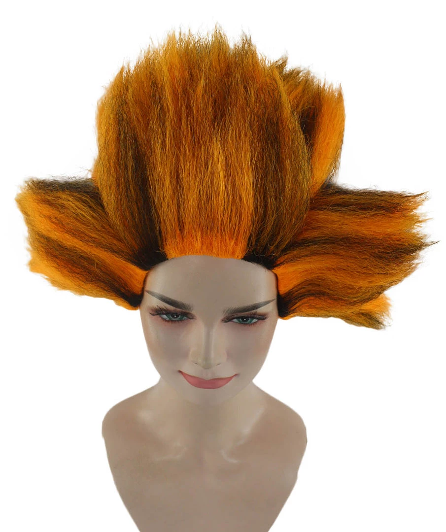 HPO Womens Musical Wigs | Pink & Black Animal Wigs | Premium Breathable Capless Cap Women's