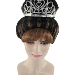 HPO Women's Womens Breakfast Wig | Brown Celebrity Wigs | Premium Breathable Capless Cap