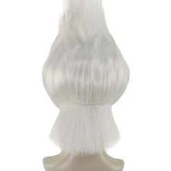 HPO Women's Womens Mermaid Witch Wig | White Storybook & Fairytale Wigs | Premium Breathable Capless Cap