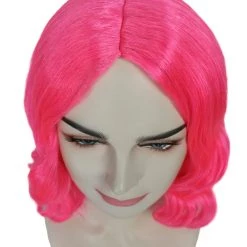 HPO Womens Gaming Wig | Pink Video Game Wigs | Premium Breathable Capless Cap