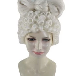 HPO Women's Ballerina Princess Wig | White TV/Movie Wigs | Premium Breathable Capless Cap