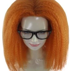 HPO Women's Womens TV Adult Wig | Orange TV/Movie Wigs | Premium Breathable Capless Cap