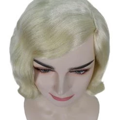 HPO Womens Singer Hotel Wig | Blonde Celebrity Wigs | Premium Breathable Capless Cap