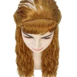 BC Adult Women's Brown Color Wavy Long Length Trendy Iconic Artic Princess Wig