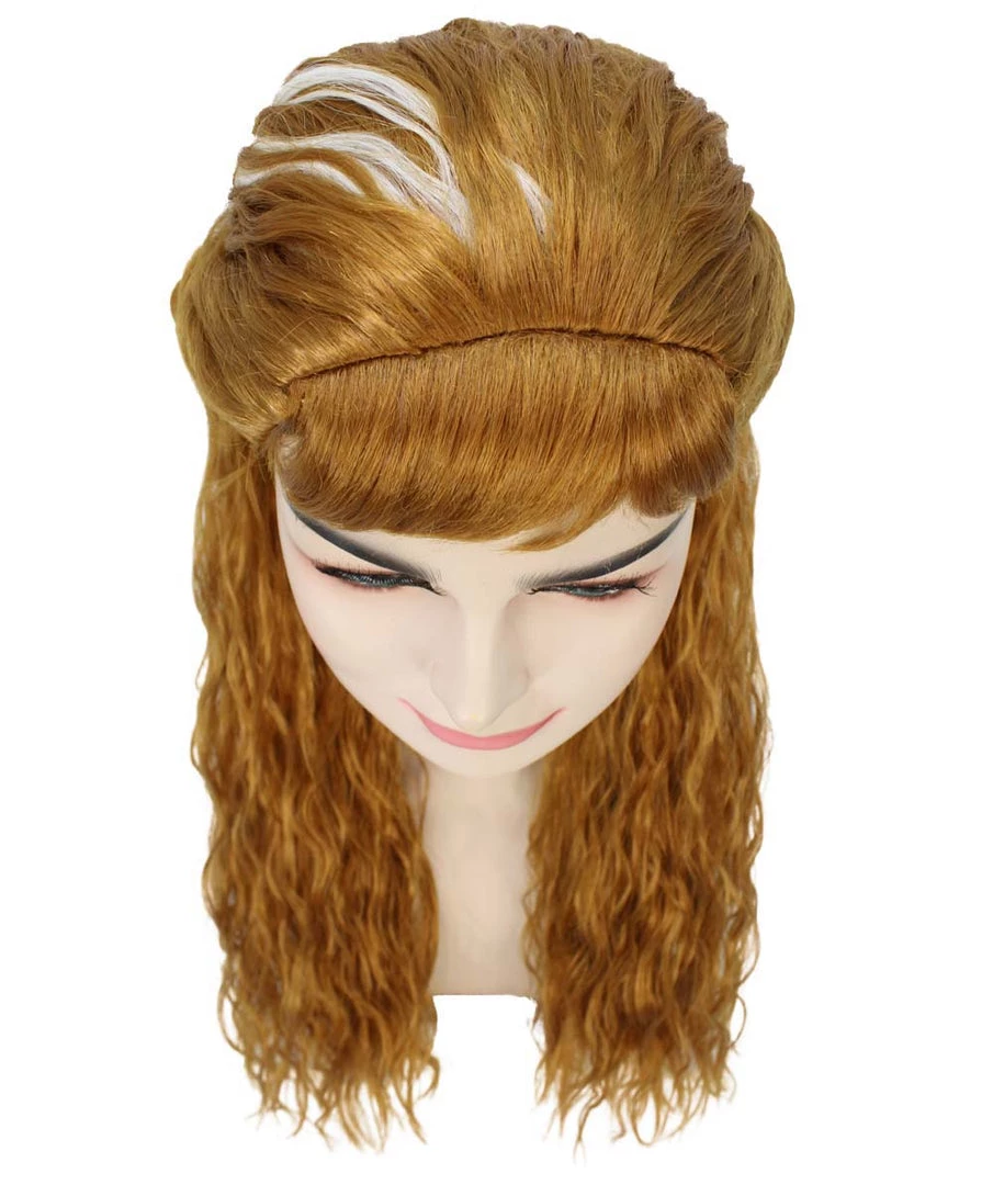 BC Adult Women's Brown Color Wavy Long Length Trendy Iconic Artic Princess Wig