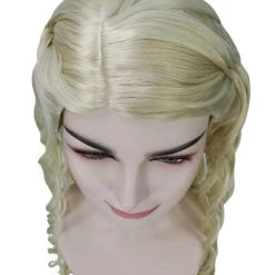HPO Womens Renaissance Lady Wig | Blonde Historical Wigs | Premium Breathable Capless Cap Women's