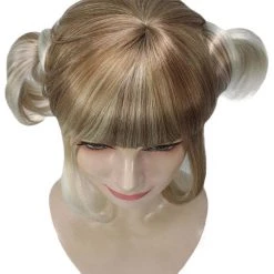 HPO Womens Cutie Doll Wig | Multi Color Cosplay Halloween Wig | Premium Breathable Capless Cap