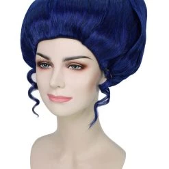 HPO Women's TV Movie Character Wig | Dark Blue Wigs | Premium Breathable Capless Cap