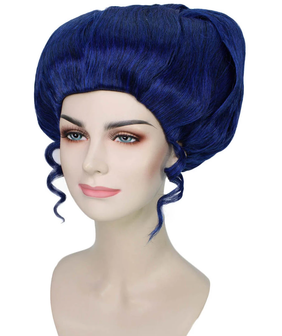 HPO Women's TV Movie Character Wig | Dark Blue Wigs | Premium Breathable Capless Cap
