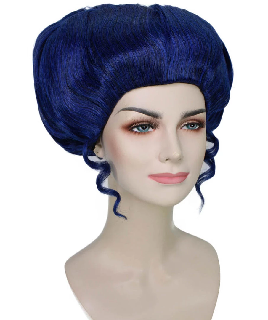 HPO Women's TV Movie Character Wig | Dark Blue Wigs | Premium Breathable Capless Cap