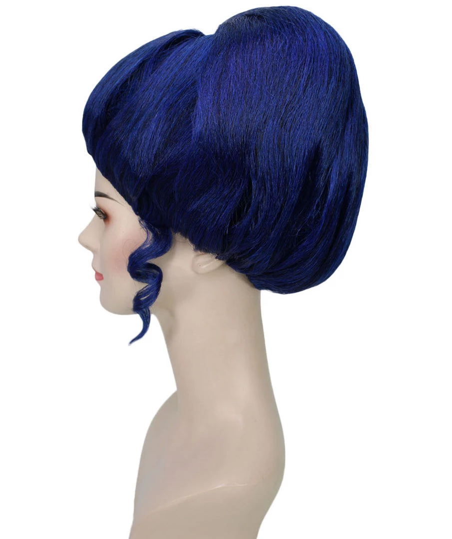 HPO Women's TV Movie Character Wig | Dark Blue Wigs | Premium Breathable Capless Cap