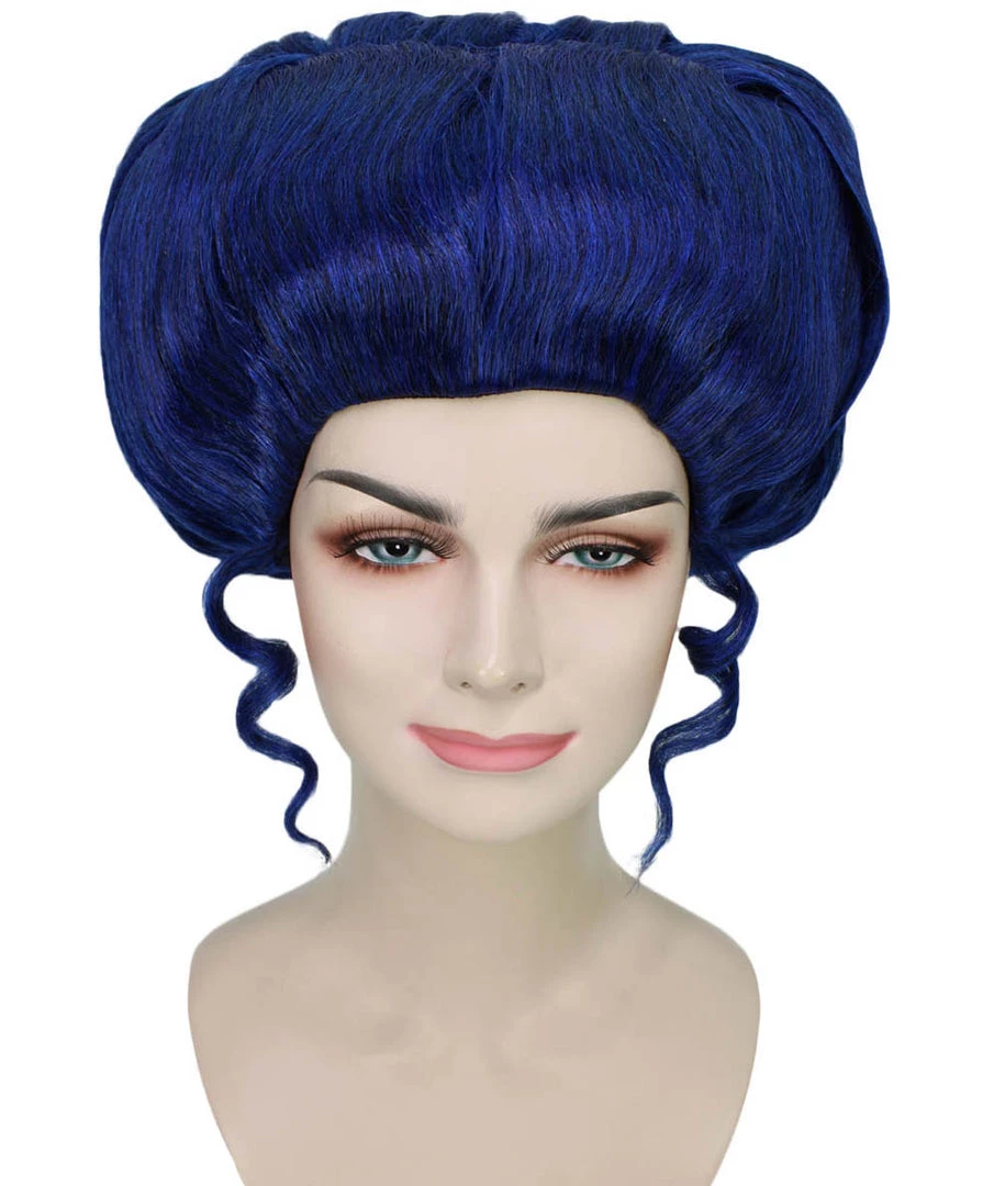 HPO Women's TV Movie Character Wig | Dark Blue Wigs | Premium Breathable Capless Cap