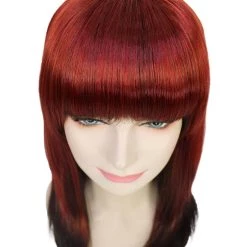 HPO Women's Fighting Character Wig | Auburn Wigs | Premium Breathable Capless Cap