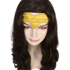HPO Women's TV Movie Character Wig | Dark Brown Wigs | Premium Breathable Capless Cap
