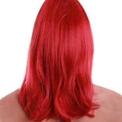 HPO Women's Womens TV Movie Character Wig | Red Wigs | Premium Breathable Capless Cap