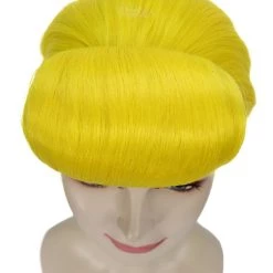 HPO Women's Animation Style Wig | Yellow Wigs | Premium Breathable Capless Cap