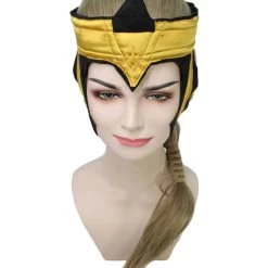 HPO Women's TV Movie Super Hero Wig | Dark Blonde Wigs | Premium Breathable Capless Cap