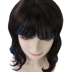 HPO Adults Women Shoulder Length Wavy Wigs | Multicolor Options Cosplay Wigs | Premium Breathable Capless Cap