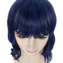 HPO Adults Women Shoulder Length Wavy Wigs | Multicolor Options Cosplay Wigs | Premium Breathable Capless Cap