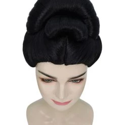 HPO Women's Pinned Up China Girl Wig | Black Cosplay Wig | Premium Breathable Capless Cap