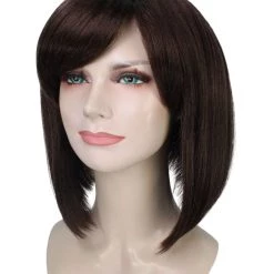 BC Introverted Bob | Women's Brown Color Straight Shoulder Length Trendy Introverted Bob Wig