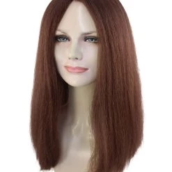 BC Adult Women's Brown Color Straight Medium Length Classic Hippie Wig