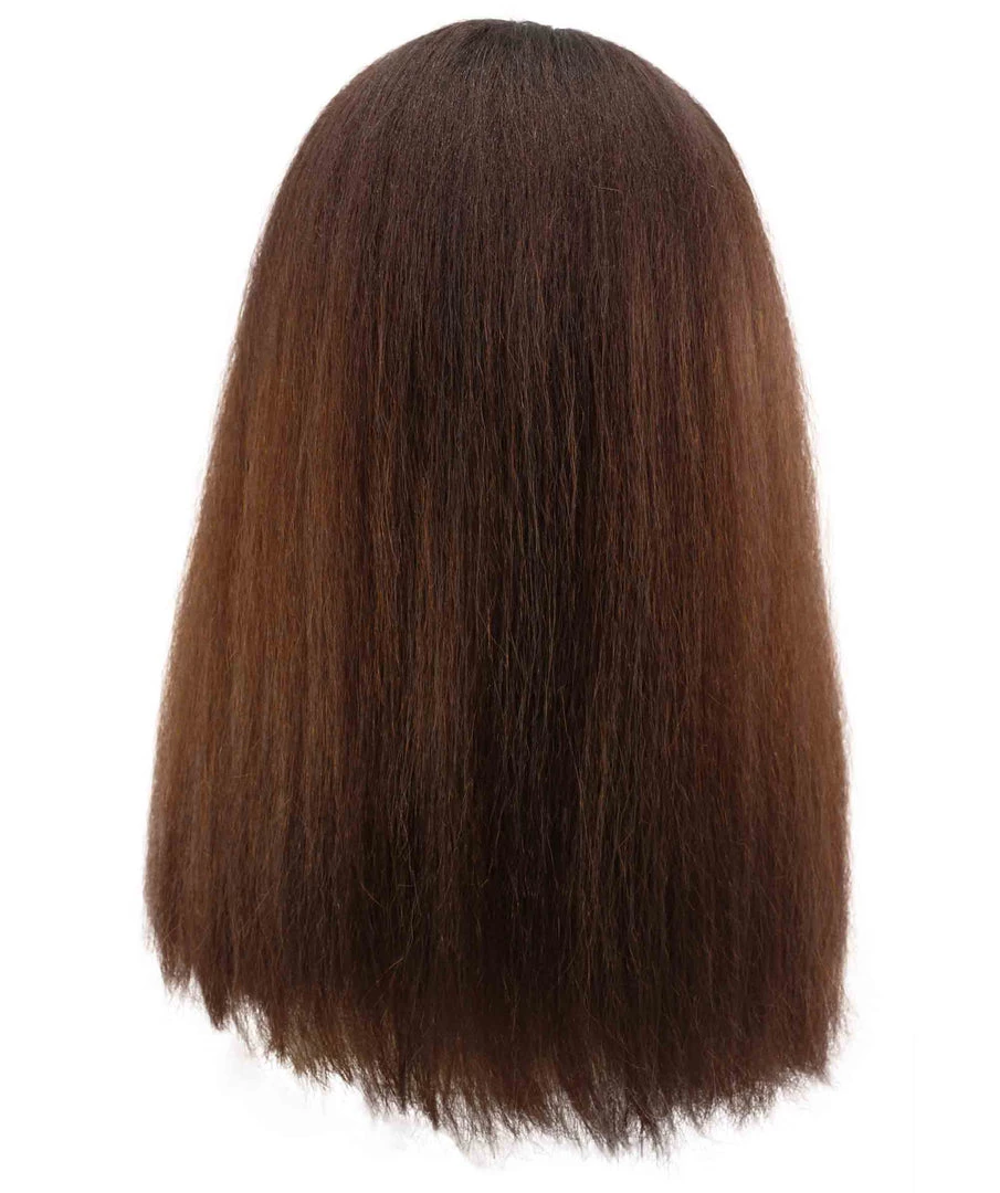 BC Adult Women's Brown Color Straight Medium Length Classic Hippie Wig