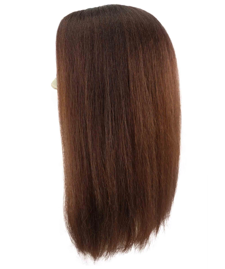BC Adult Women's Brown Color Straight Medium Length Classic Hippie Wig