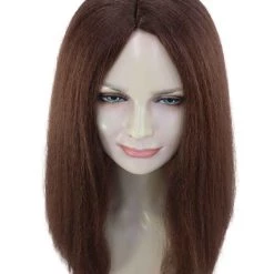 BC Adult Women's Brown Color Straight Medium Length Classic Hippie Wig