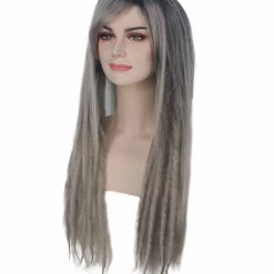 BC Grey Shadow | Women's Grey Color Straight Long Length Trendy Grey Shadow Wig