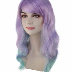 BC Pastel Ombre | Women's Multi Color Curly Shoulder Length Trendy Pastel Ombre Wig