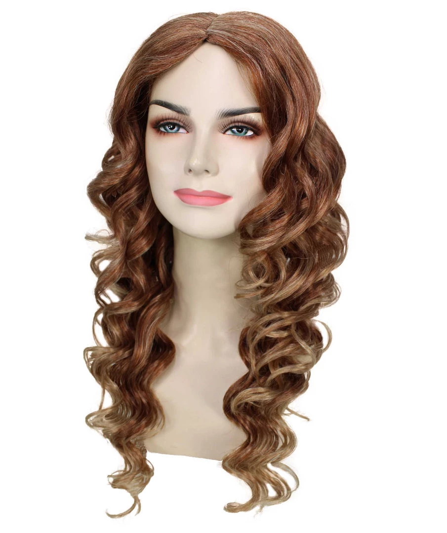 BC Ombre Alice | Women's Brown Color Wavy Shoulder Length Trendy Ombre Alice Wig