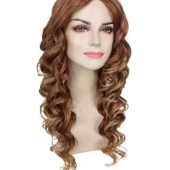 BC Ombre Alice | Women's Brown Color Wavy Shoulder Length Trendy Ombre Alice Wig