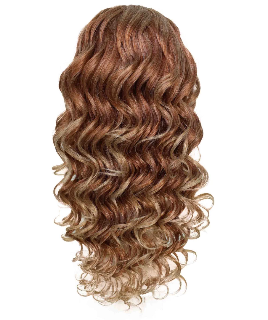 BC Ombre Alice | Women's Brown Color Wavy Shoulder Length Trendy Ombre Alice Wig