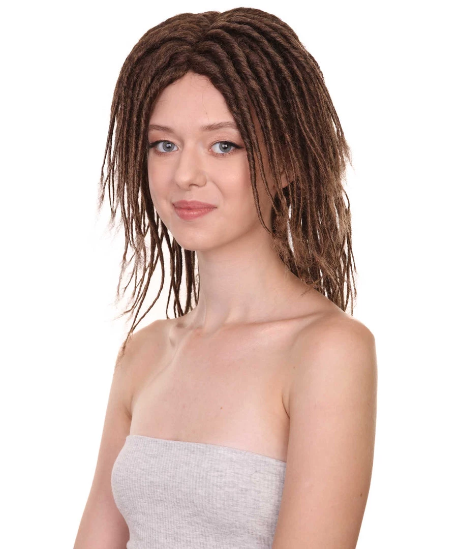 HPO Human Hair Dreadlock Wig | Fashion Wig | Premium Breathable Capless Cap Women's
