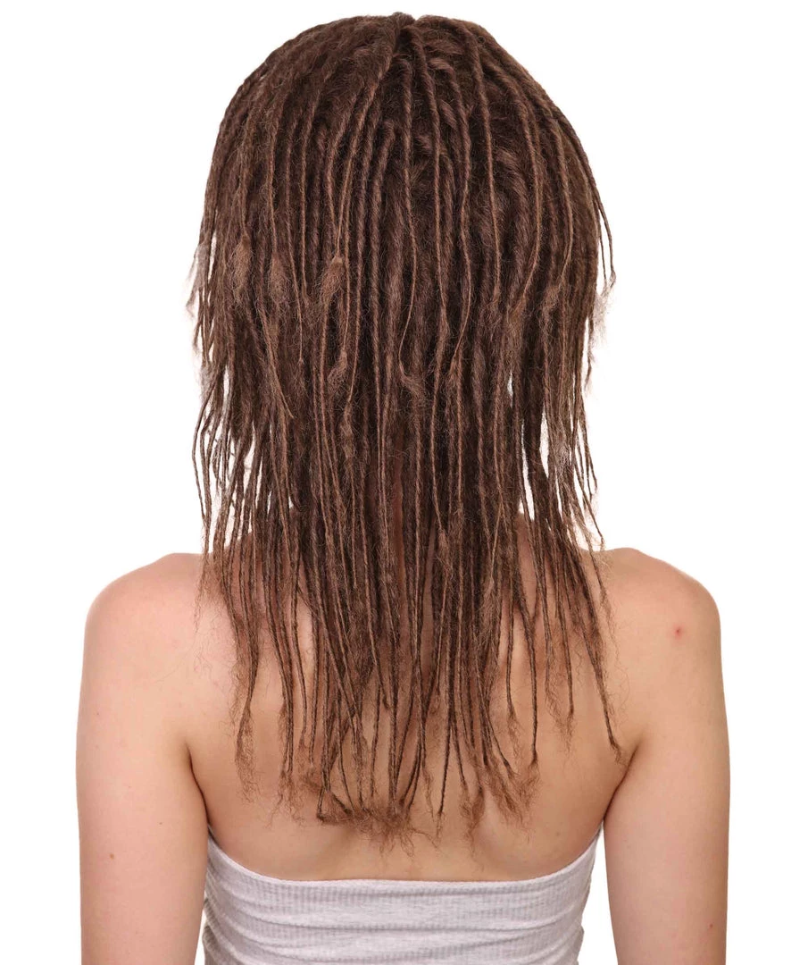 HPO Human Hair Dreadlock Wig | Fashion Wig | Premium Breathable Capless Cap Women's