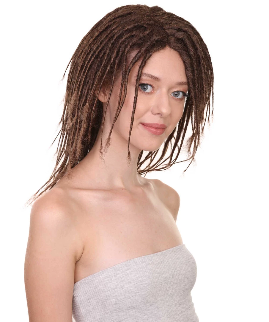HPO Human Hair Dreadlock Wig | Fashion Wig | Premium Breathable Capless Cap Women's