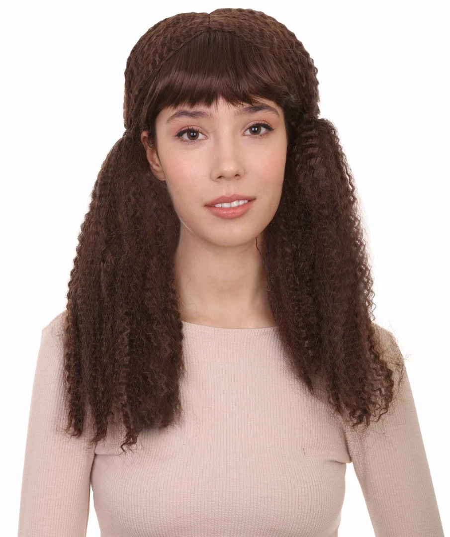 HPO Women's Doll Womens Wig | Fancy Party Event Ready Halloween Wig | Premium Breathable Capless Cap