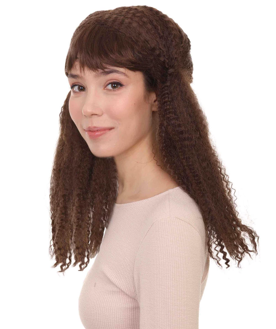 HPO Women's Doll Womens Wig | Fancy Party Event Ready Halloween Wig | Premium Breathable Capless Cap