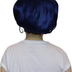 HPO Women's TV Movie Character Wig | Dark Blue Wigs | Premium Breathable Capless Cap