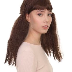 HPO Women's Doll Womens Wig | Fancy Party Event Ready Halloween Wig | Premium Breathable Capless Cap