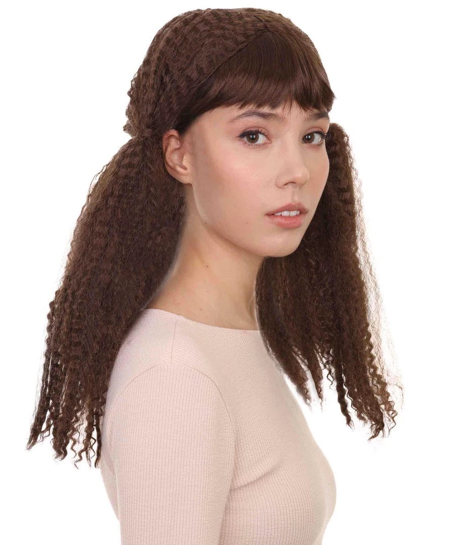 HPO Women's Doll Womens Wig | Fancy Party Event Ready Halloween Wig | Premium Breathable Capless Cap