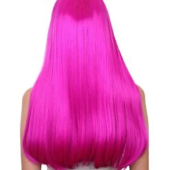 HPO Long Bob Womens Wig | Fancy Party Event Ready Halloween Wig (Lots Of Color Options) | Premium Breathable Capless Cap