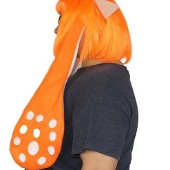 HPO Womens Inkling Girl Wig And Ears With Mask Set | Video Game Wigs | Premium Breathable Capless Cap