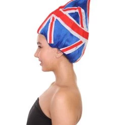 FLAGWIGS Women's Flag Troll Wigs | United Kingdom | Premium Breathable Capless Cap