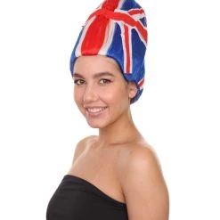 FLAGWIGS Women's Flag Troll Wigs | United Kingdom | Premium Breathable Capless Cap