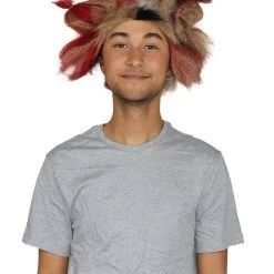 HPO Musical Tri-Color Unisex Wig | Super Size Furry Animal Character Cosplay Halloween Wig | Premium Breathable Capless Cap Women's