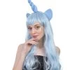 HPO Unicorn Women's Wig | Sexy Cosplay Party Halloween Wig | Premium Breathable Capless Cap